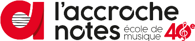 École de musique L'Accroche Notes Logo
